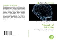 Couverture de Philosophy of Psychology