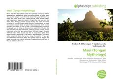 Capa do livro de Maui (Tongan Mythology) 