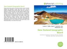 Portada del libro de New Zealand Geographic Board