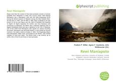 Portada del libro de Rewi Maniapoto