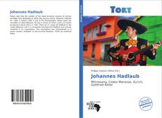 Portada del libro de Johannes Hadlaub