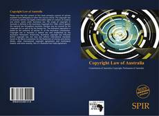 Capa do livro de Copyright Law of Australia 