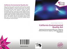 Bookcover of California Environmental Quality Act