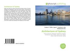 Обложка Architecture of Sydney