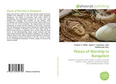 Portada del libro de Places of Worship in Bangalore