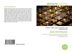 Zion Hill Mission kitap kapağı