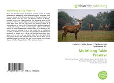 Copertina di Motithang Takin Preserve