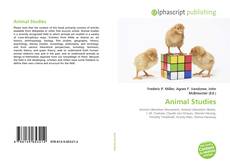 Обложка Animal Studies