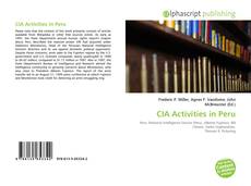 Portada del libro de CIA Activities in Peru