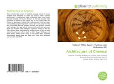 Bookcover of Architecture of Chennai