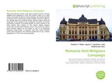 Bookcover of Romania Anti-Religious Campaign