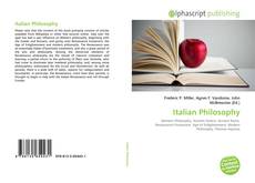 Couverture de Italian Philosophy