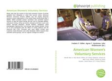 American Women's Voluntary Services的封面