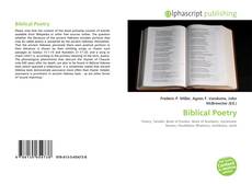 Buchcover von Biblical Poetry