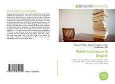 Portada del libro de Welsh Literature in English