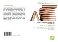 Capa do livro de Frisian Literature 