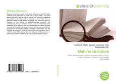 Maltese Literature kitap kapağı