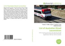 Capa do livro de List of Australian Diesel Locomotives 