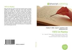 Bookcover of 1973 in Poetry