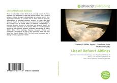 Bookcover of List of Defunct Airlines
