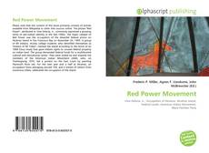 Bookcover of Red Power Movement