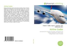 Bookcover of Airline Codes