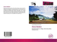 Capa do livro de Stow Bedon 