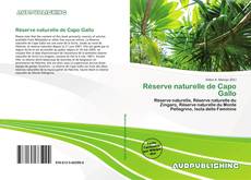 Buchcover von Réserve naturelle de Capo Gallo