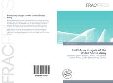 Capa do livro de Field Army insignia of the United States Army 