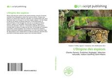 Buchcover von L'Origine des espèces