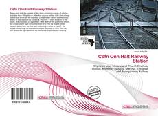 Capa do livro de Cefn Onn Halt Railway Station 