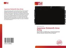 Bookcover of Japanese Sixteenth Area Army