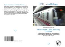 Buchcover von Monument Lane Railway Station