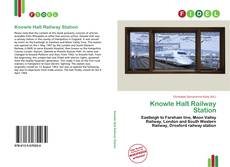 Portada del libro de Knowle Halt Railway Station