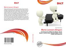 Couverture de Maria Lawson (Singer)