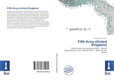 Buchcover von Fifth Army (United Kingdom)