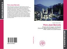 Portada del libro de Pere Joan Barcelo