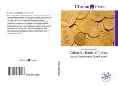 Bookcover of Colonial Bank of Issue