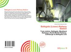 Bathgate (Lower) Railway Station的封面