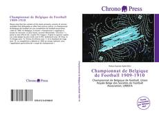 Bookcover of Championnat de Belgique de Football 1909-1910