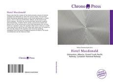 Bookcover of Hotel Macdonald