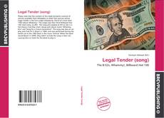 Portada del libro de Legal Tender (song)