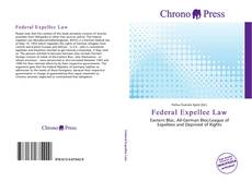 Portada del libro de Federal Expellee Law