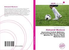 Portada del libro de Aleksandr Mostovoi