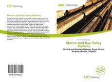 Capa do livro de Marion and Rye Valley Railway 