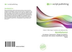 Bookcover of Acrobalance
