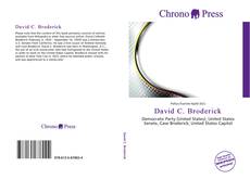 Bookcover of David C. Broderick