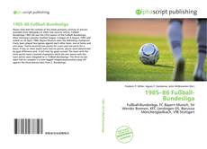 Couverture de 1985–86 Fußball-Bundesliga