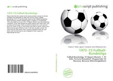 Bookcover of 1972–73 Fußball-Bundesliga
