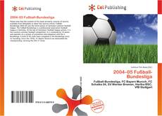 Capa do livro de 2004–05 Fußball-Bundesliga 